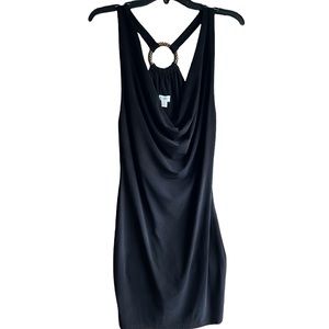 Y2K Cache Cowl Neck Dress